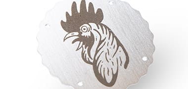 Etiquetas metálicas